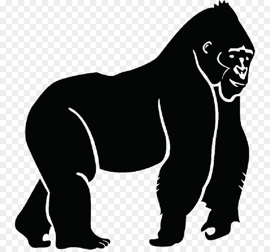 Gorilla Silhouette Png 1474415