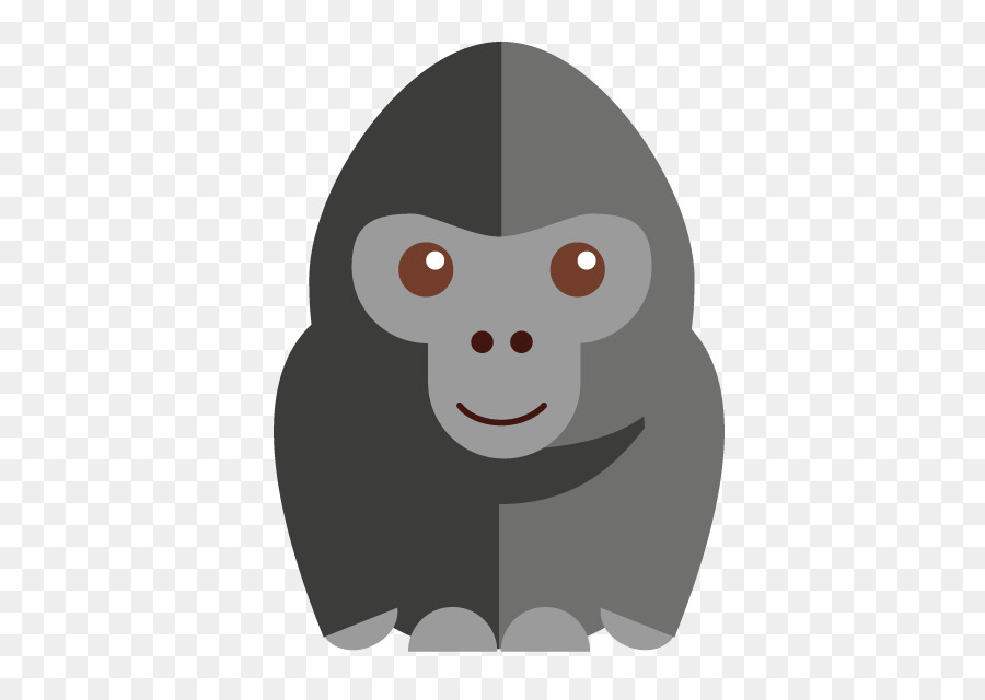 Gorilla Cartoon Orangutan Vector graphics Image - gorilla png download - 570*628 - Free Transparent Gorilla png Download.