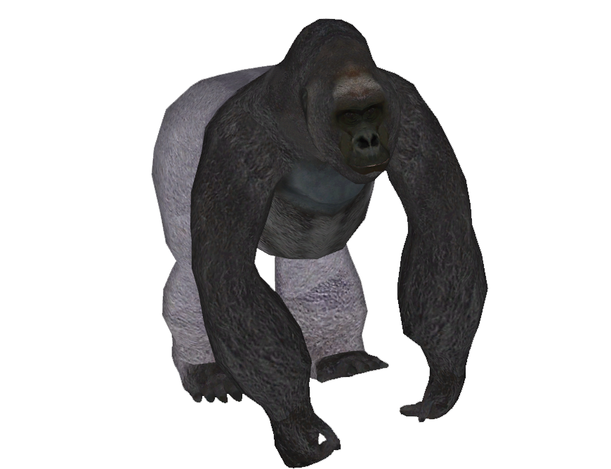 Gorilla Sculpture Fur Terrestrial animal - gorilla png download - 870* ...