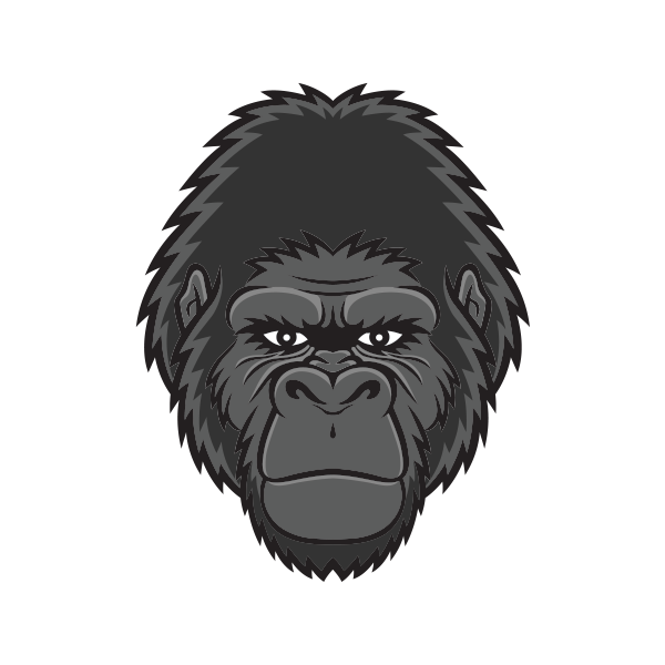 Gorilla Ape Clip art - gorilla png download - 600*600 - Free ...