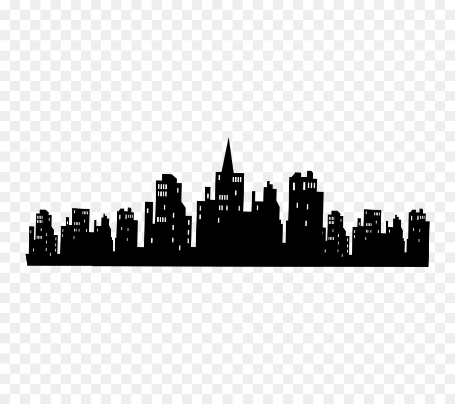 Batman Gotham City Skyline Bat-Signal Wall decal - batman png download -  800*800 - Free Transparent Batman png Download. - Clip Art Library