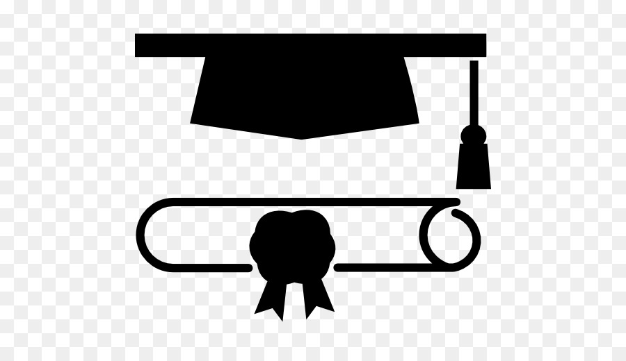 Free Graduation Cap And Diploma Silhouette, Download Free Graduation ...