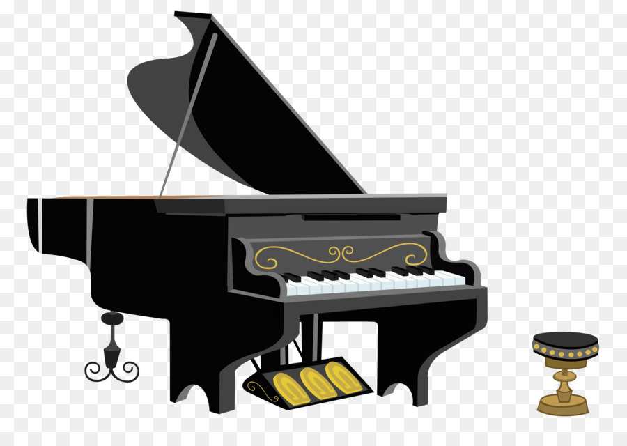 Grand piano Musical Instruments Musical keyboard - piano vector png download - 900*623 - Free Transparent  png Download.