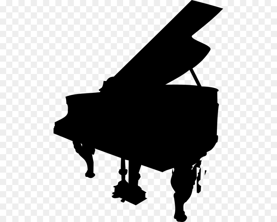 Grand piano Silhouette Clip art - piano png download - 551*720 - Free Transparent  png Download.