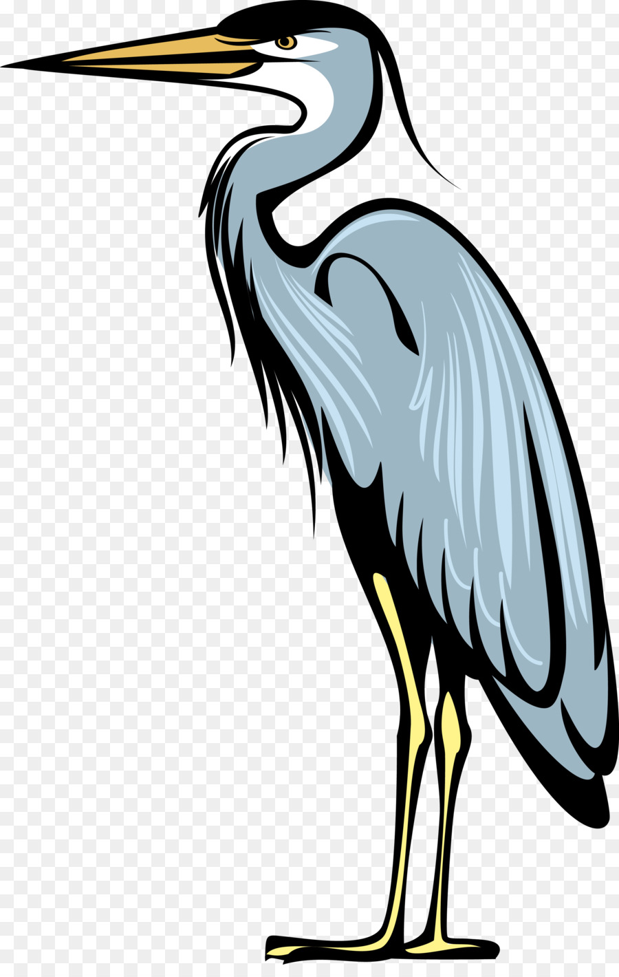 Free Great Blue Heron Silhouette, Download Free Great Blue Heron ...
