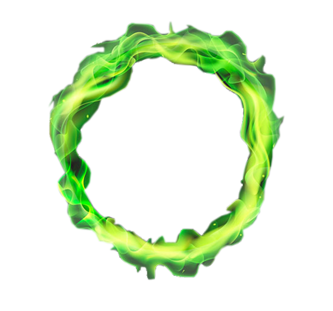 Flame Fire - Green circle flames png download - 1146*1069 - Free ...