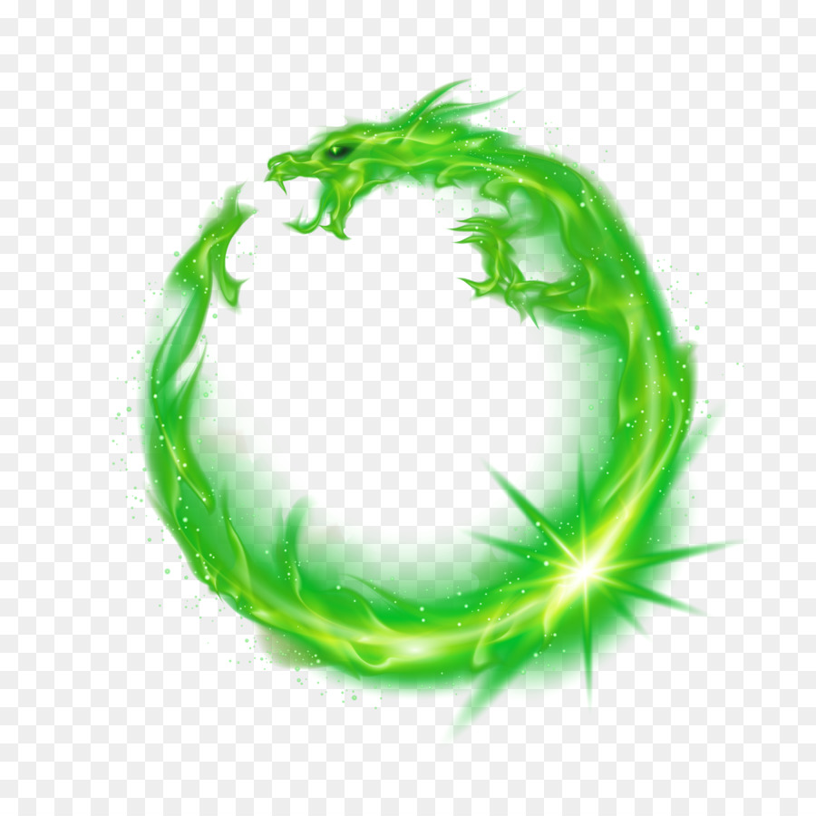 Fire Flame - Green Dragon png download - 4583*4583 - Free Transparent Fire png Download.