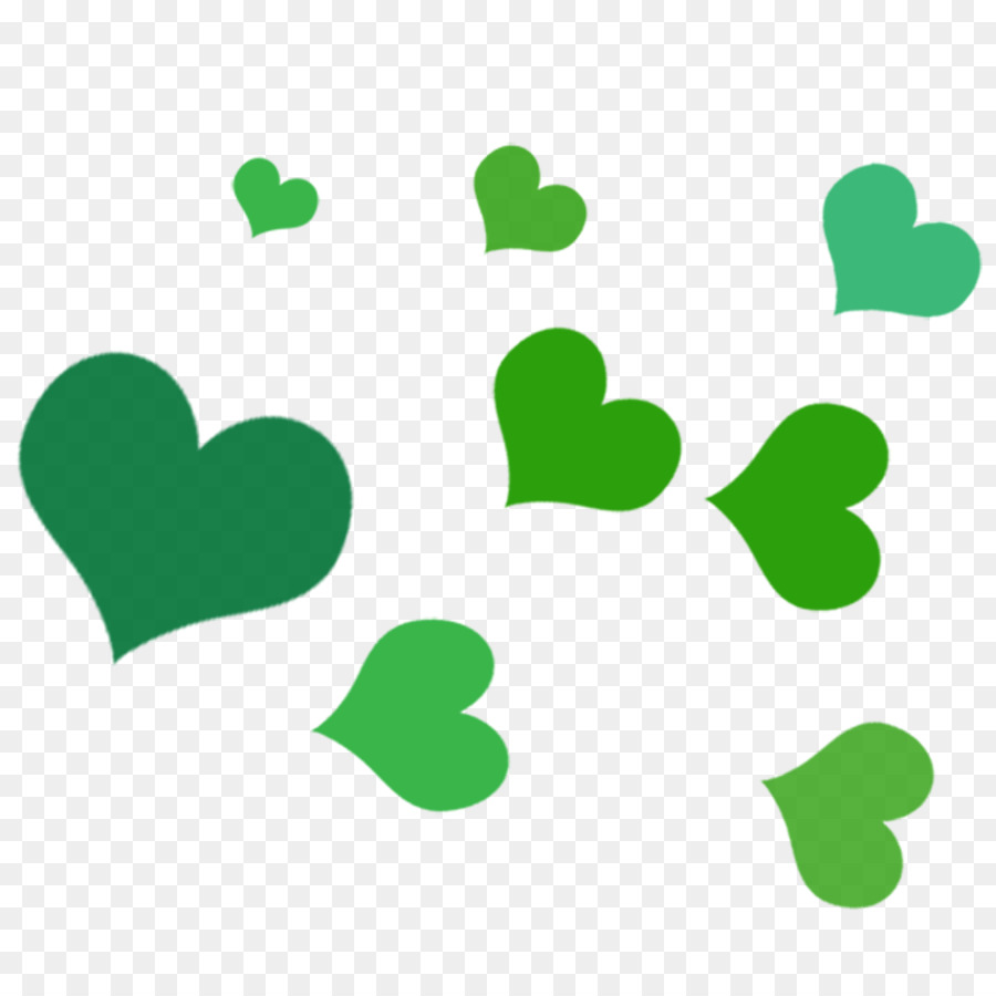 Leaf Green Heart Clip art - Heart-shaped leaves png download - 1800*1800 - Free Transparent Leaf png Download.
