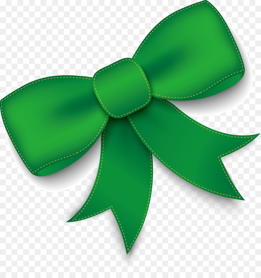 Green Ribbon - Green bow bow png download - 2000*2091 - Free Transparent Green png Download.