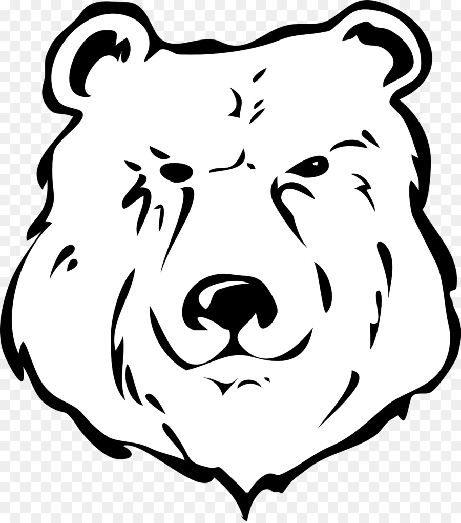 Brown bear Giant panda Grizzly bear Clip art - bear head pattern png download - 1328*1500 - Free Transparent  png Download.