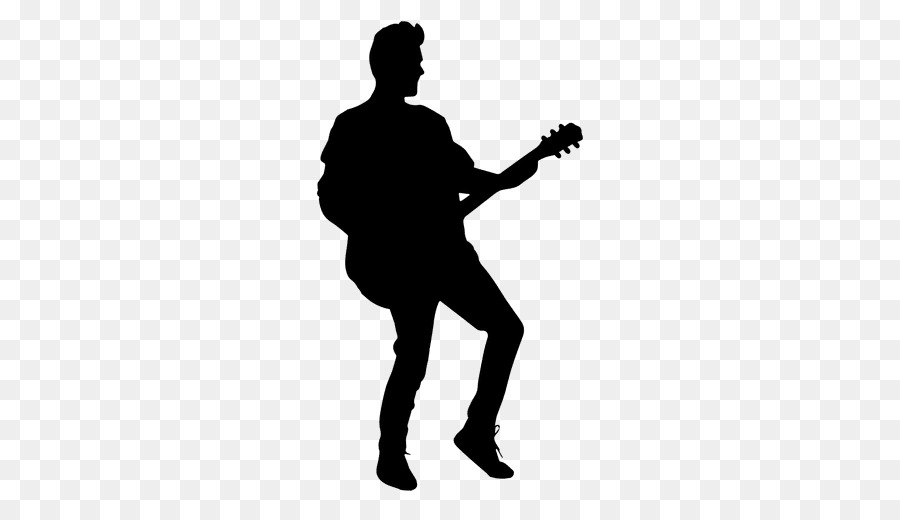 Silhouette Guitarist Musician Clip art - Silhouette png download - 512*512 - Free Transparent  png Download.