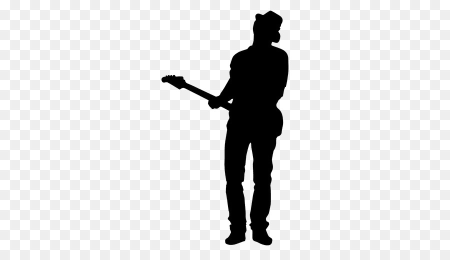 Guitarist Silhouette Vexel Bass guitar - silhouette of the elderly png download - 512*512 - Free Transparent Guitarist png Download.