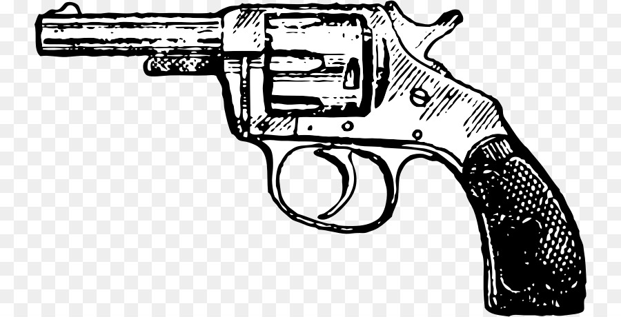 Clip art Revolver Firearm Vector graphics Pistol - taurus revolvers png download - 800*460 - Free Transparent  png Download.
