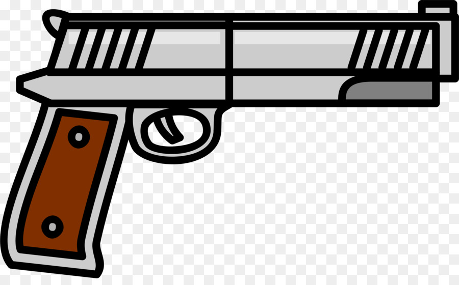 Weapon Firearm Pistol Revolver Clip art - hand gun png download - 2400*1459 - Free Transparent Weapon png Download.