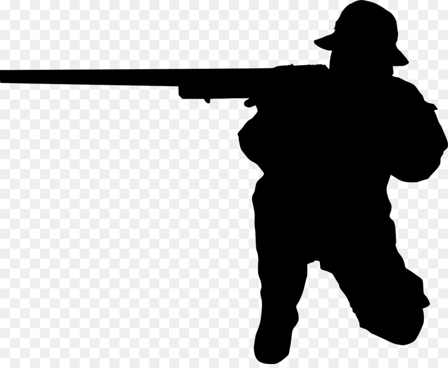 Silhouette Sniper Shooting Clip art - Silhouette png download - 1230*1000 - Free Transparent  png Download.