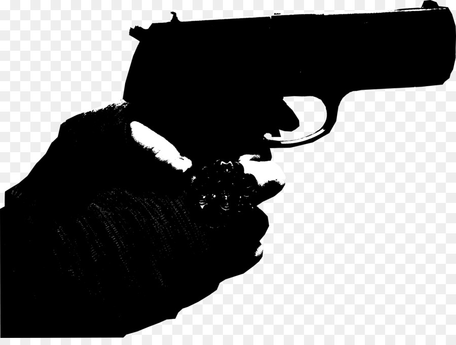 Firearm Handgun Silhouette Pistol - Handgun png download - 1280*640 - Free Transparent  png Download.