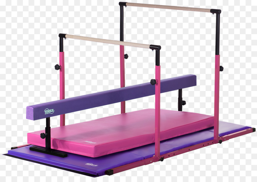 Balance beam Gymnastics Mat Uneven bars Horizontal bar - gymnastics bars png download - 1000*700 - Free Transparent Balance Beam png Download.