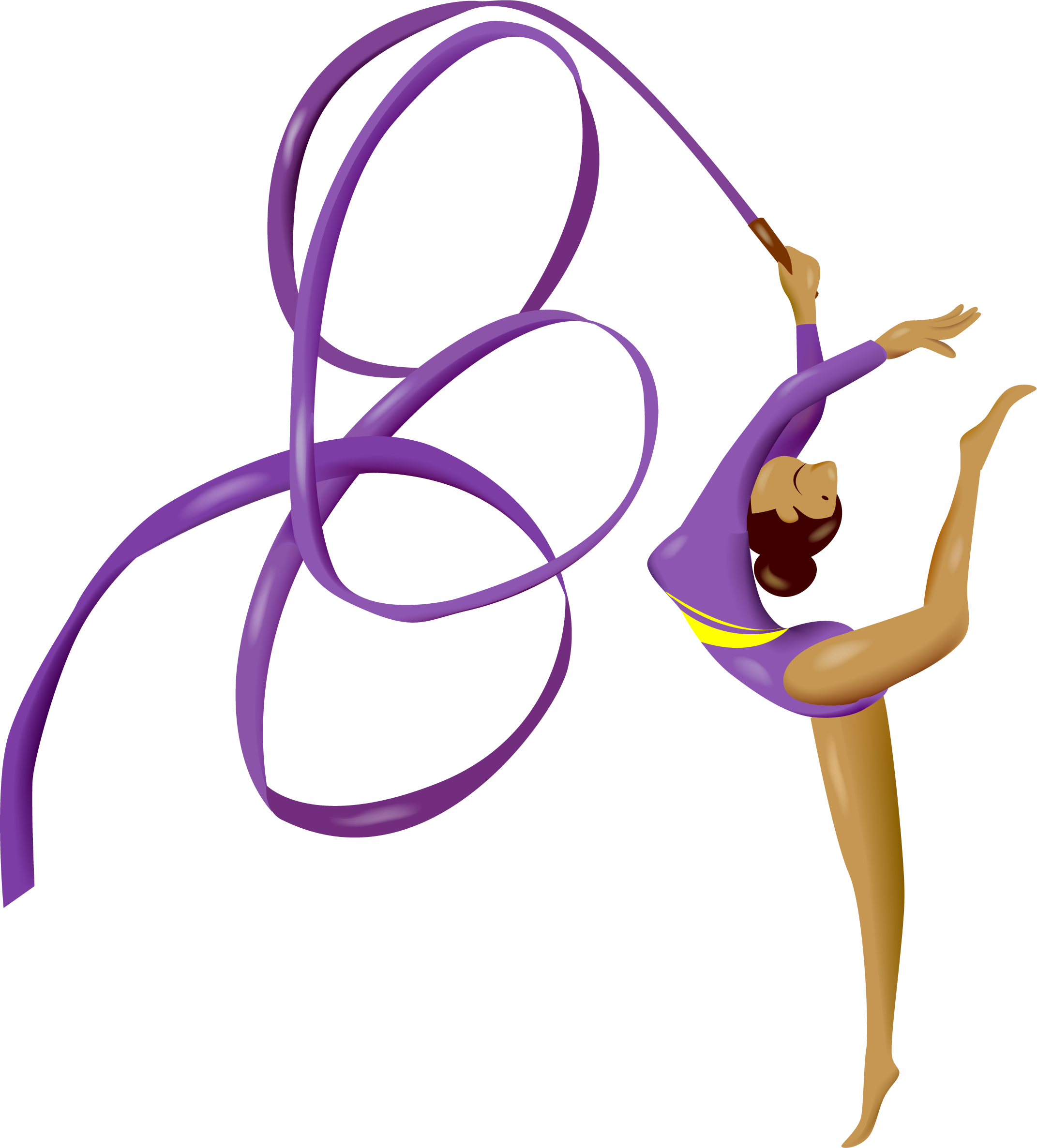Rhythmic Gymnastics - Sport Ribbon - CleanPNG / KissPNG