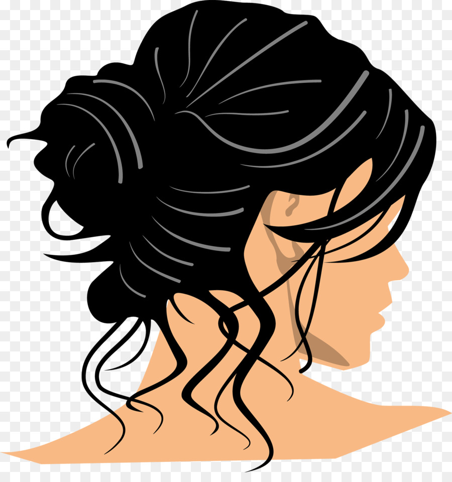 Euclidean vector Illustration - Modern beauty hair vector png download - 1500*1568 - Free Transparent  png Download.