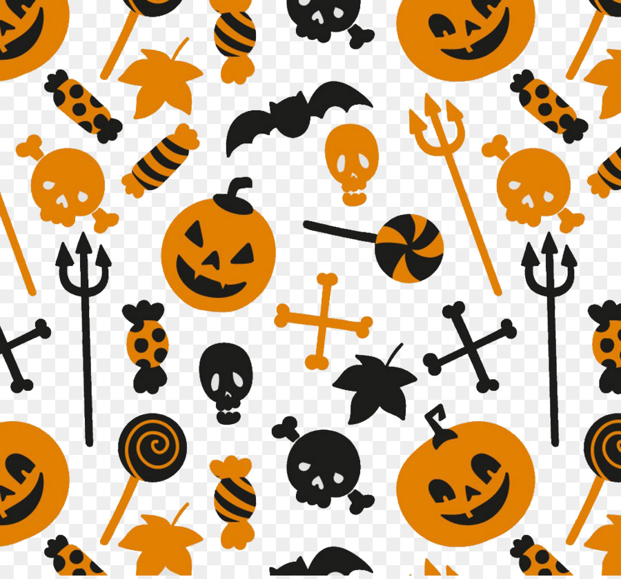 Halloween Orange Color Pattern - Pumpkins background png download - 1024*950 - Free Transparent Halloween  png Download.