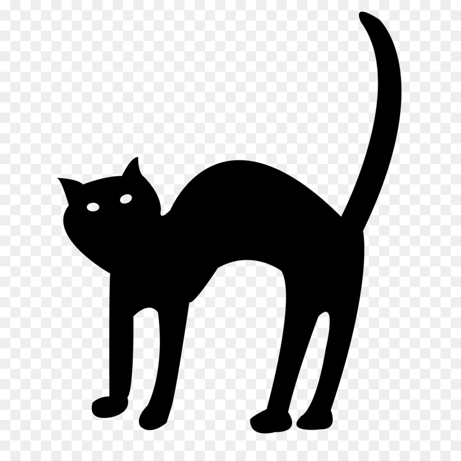 Black cat Halloween Clip art - Cat png download - 2000*2000 - Free Transparent Cat png Download.