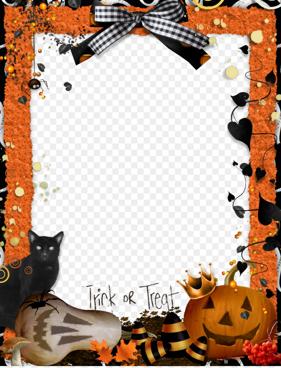 Halloween Picture Frames Trick-or-treating Craft Clip art - Download Images Free Frame Halloween Png png download - 920*1200 - Free Transparent Halloween  png Download.