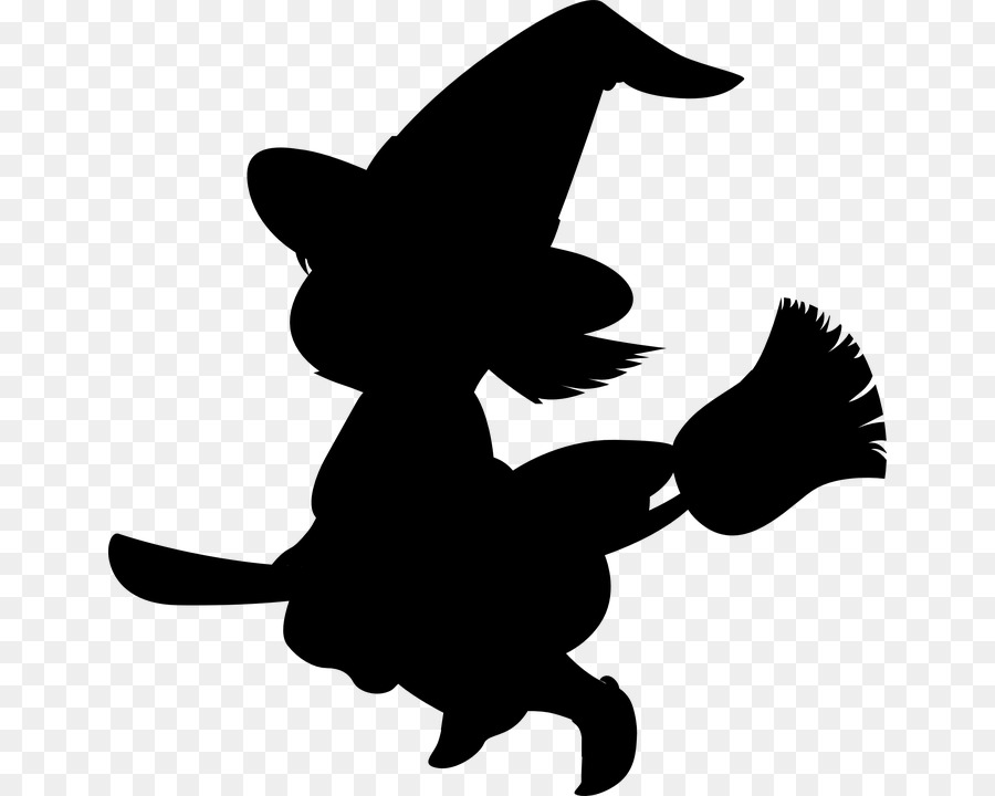 Witchcraft Silhouette Child Clip art - Silhouette png download - 704*720 - Free Transparent Witchcraft png Download.