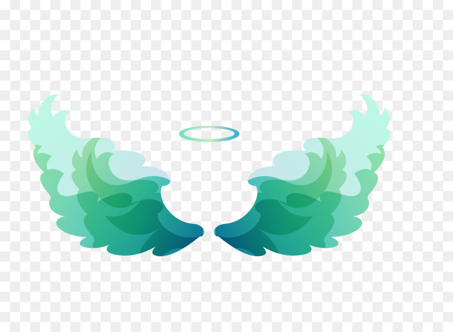 Angel Halo - Vector Green Angel Halo Wings png download - 2596*1864 - Free Transparent Angel png Download.