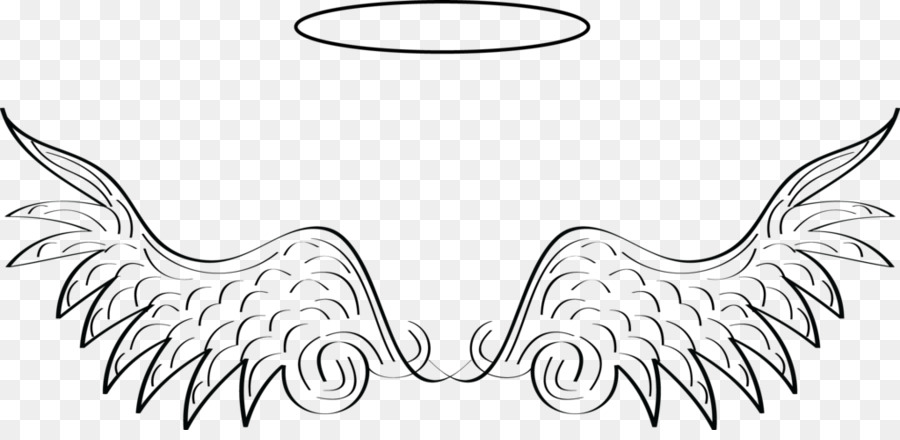 Angel Wing Clip art - Heart Halo Cliparts png download - 1024*489 - Free Transparent Angel png Download.