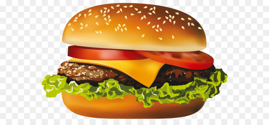 Hamburger Hot dog Fast food Cheeseburger Pizza - Hamburger Cliparts png download - 4516*2875 - Free Transparent Hamburger png Download.