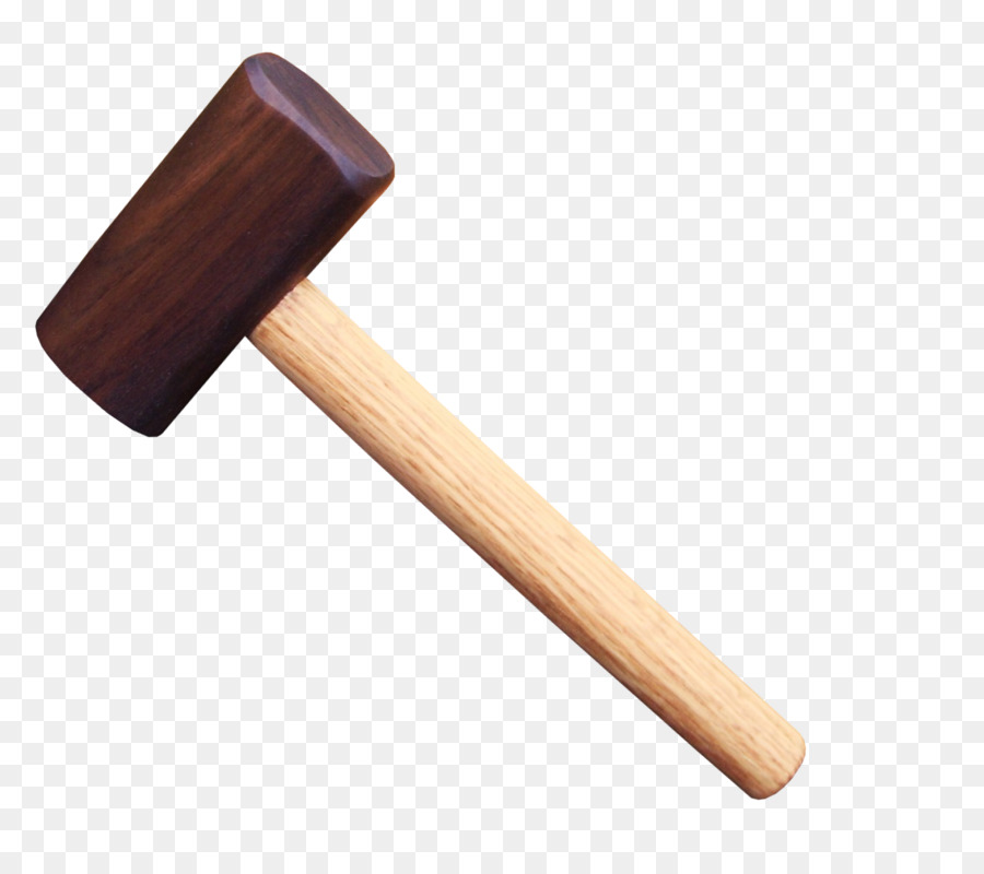 Hammer Wood Mallet - Pretty brown wooden hammer png download - 2500*2200 - Free Transparent Hammer png Download.