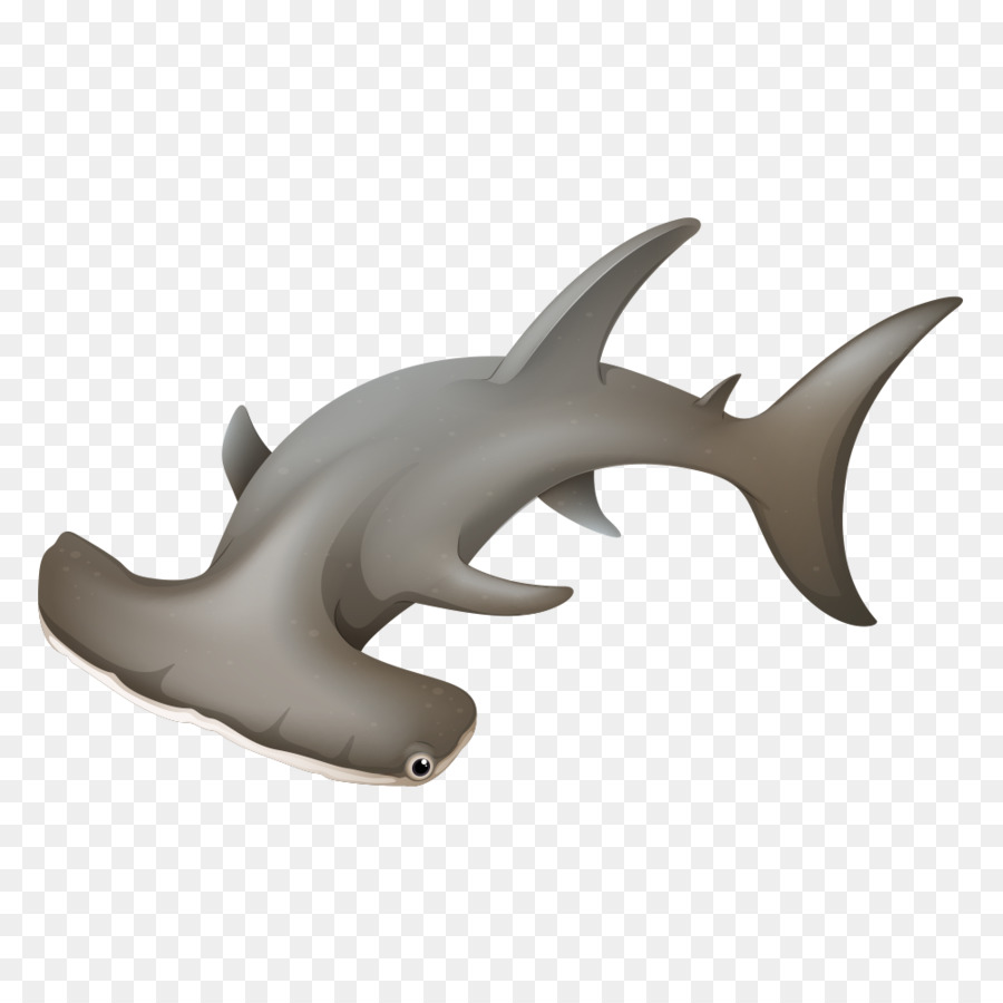 Hammerhead shark Clip art - Cartoon shark png download - 1000*1000 - Free Transparent Shark png Download.