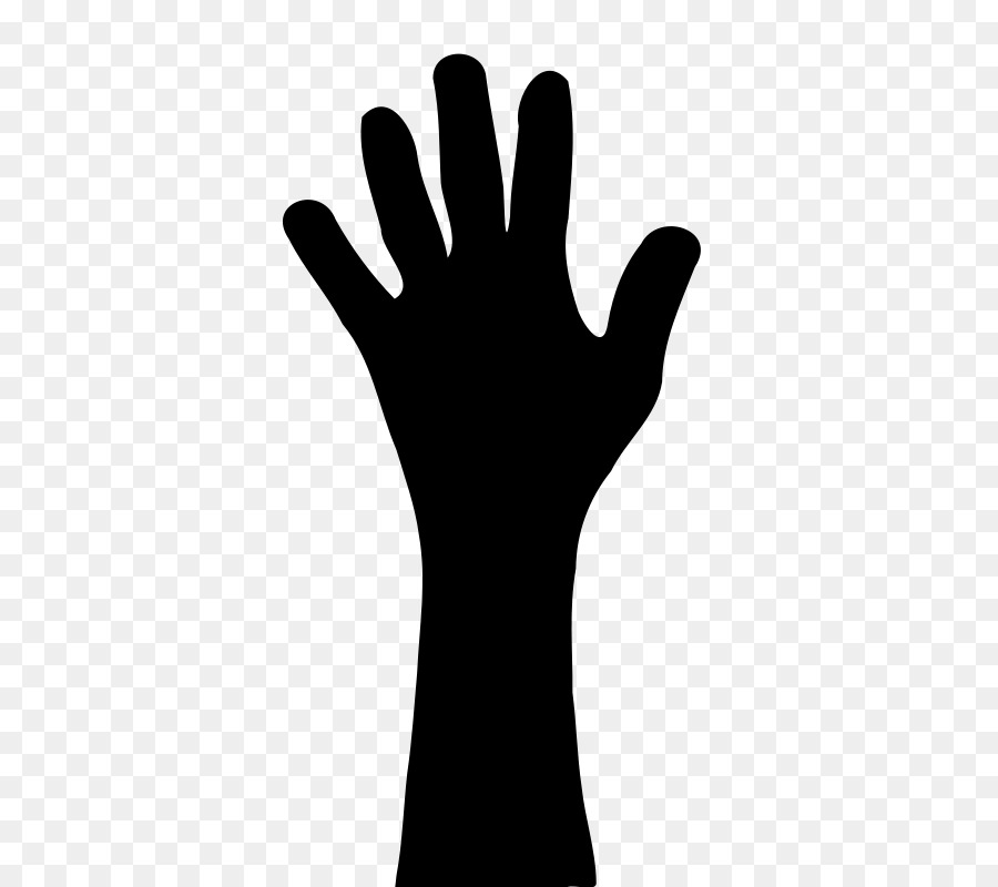 Hand Finger Silhouette Arm Clip art - raise hands png download - 700*800 - Free Transparent Hand png Download.
