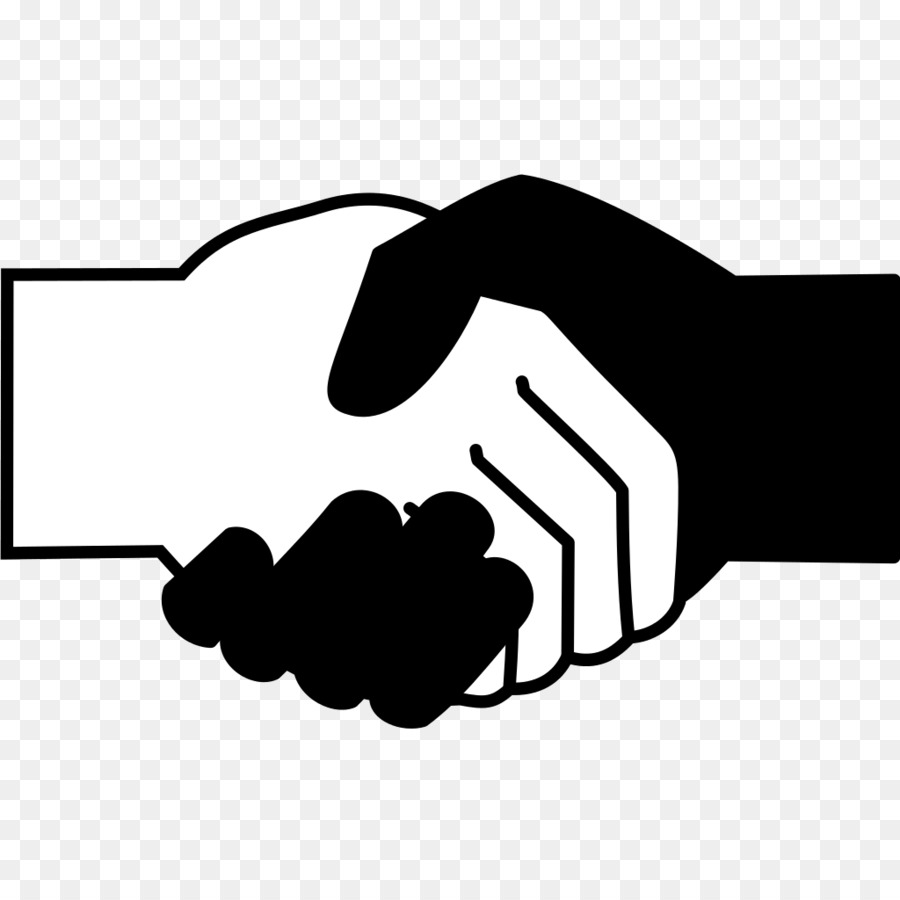 Computer Icons Handshake Black and white Scalable Vector Graphics Clip art - Handshake Simple Png png download - 1024*1024 - Free Transparent Computer Icons png Download.