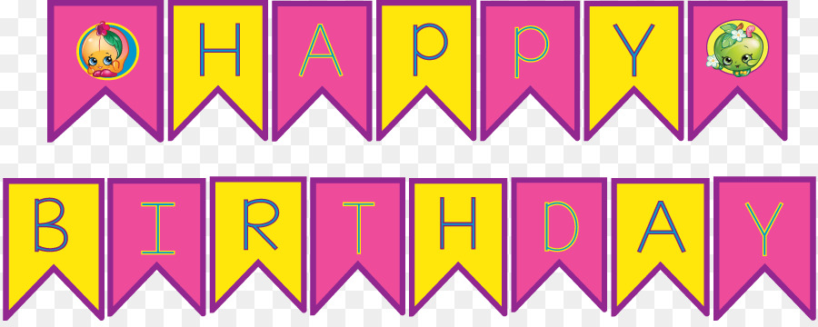 Birthday Party Banner Wish Shopkins - Shopkins logo png download - 900*356 - Free Transparent Birthday png Download.