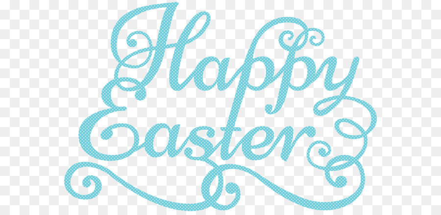 Easter Bunny Clip art - Blue Happy Easter Transparent PNG Clip Art Image png download - 8000*5369 - Free Transparent Easter Bunny png Download.