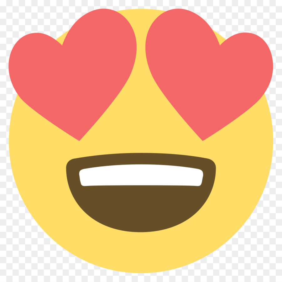 Emoji Eye Heart Smiley - Emoji png download - 1000*1000 - Free Transparent Emoji png Download.