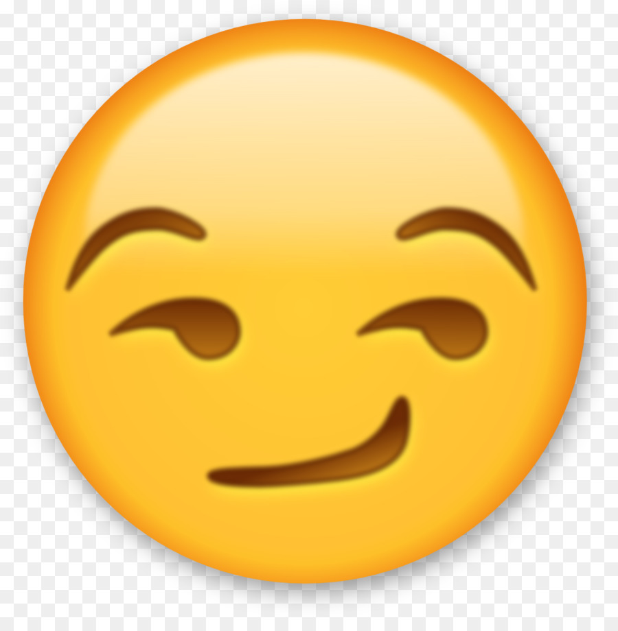 Emoji Smirk Wink Smiley Face - Smirk Cliparts png download - 1096*1099 - Free Transparent Emoji png Download.