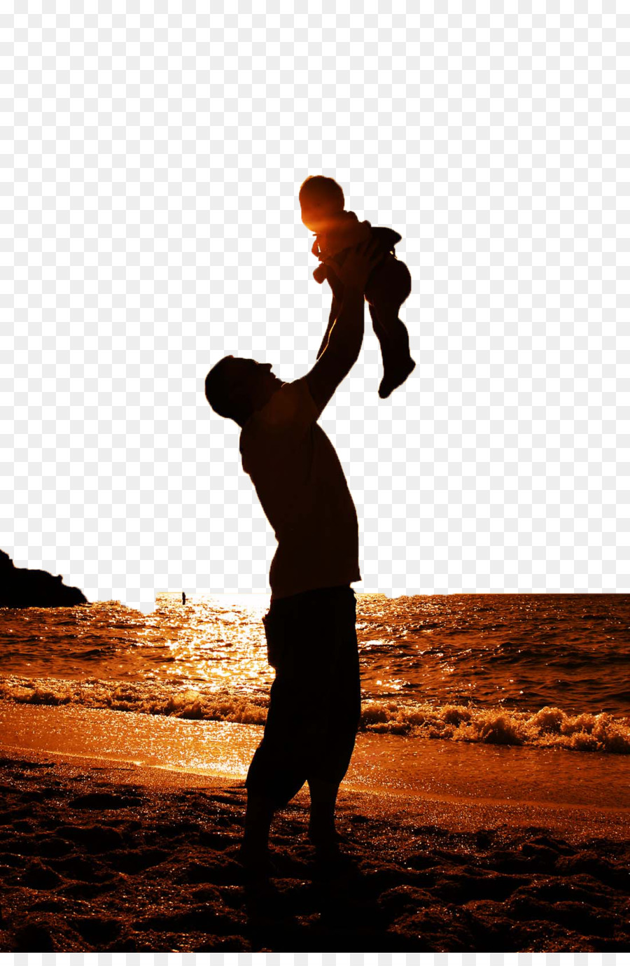 Fathers Day Family Wallpaper - Happy father and child png download - 1100*1663 - Free Transparent Fathers Day png Download.