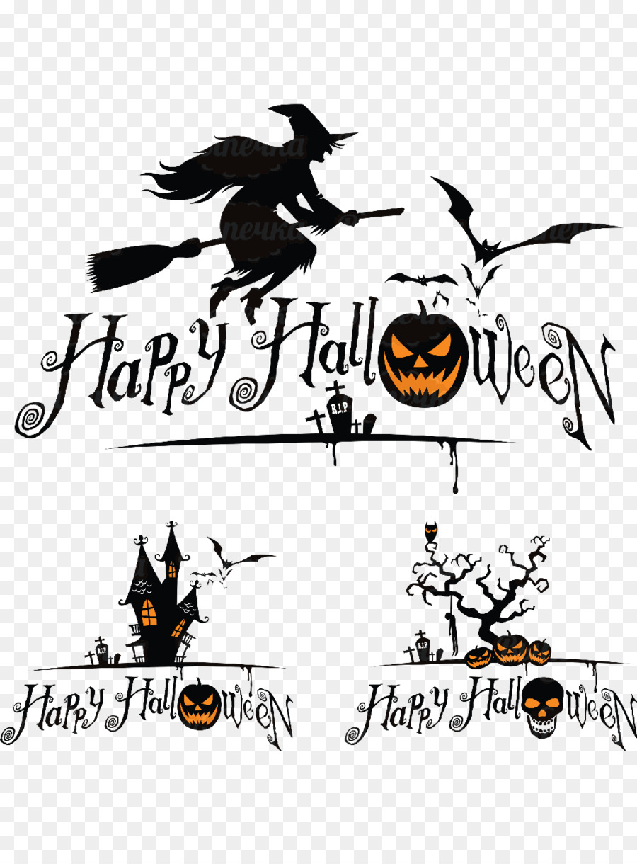 Free Happy Halloween Silhouette, Download Free Happy Halloween ...