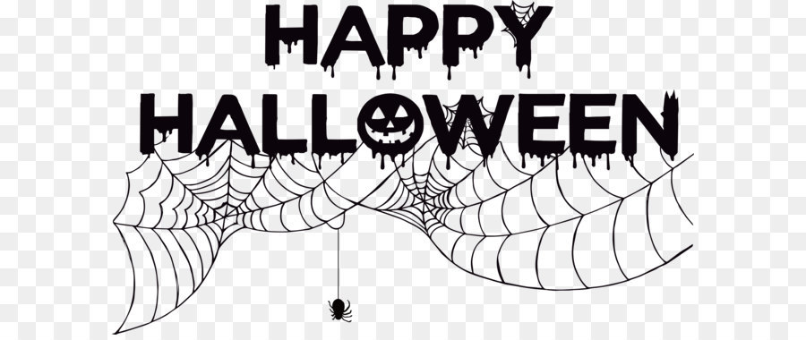 Halloween card Shutterstock Clip art - Spider net Halloween art word png download - 4688*2696 - Free Transparent Malvern png Download.
