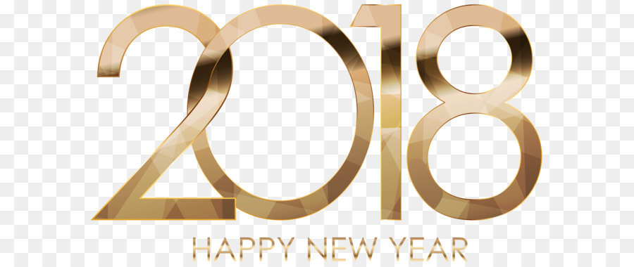 2018 Happy New Year Gold png download - 8000*4670 - Free Transparent New Year png Download.