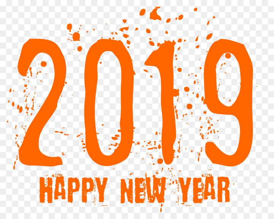 Happy New Year 2019 Transparent PNG.png - others png download - 2500*2000 - Free Transparent Logo png Download.