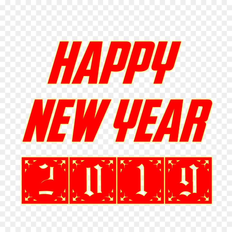 happy new year 2019 transparent clipart.png - others png download - 2000*2000 - Free Transparent Logo png Download.