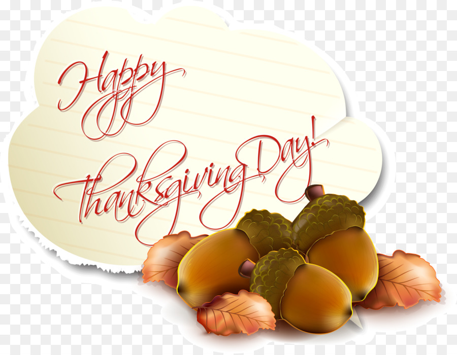Thanksgiving Birthday Holiday Greeting card - Acorn Thanksgiving Happy Card Vector png download - 5412*4191 - Free Transparent Thanksgiving png Download.