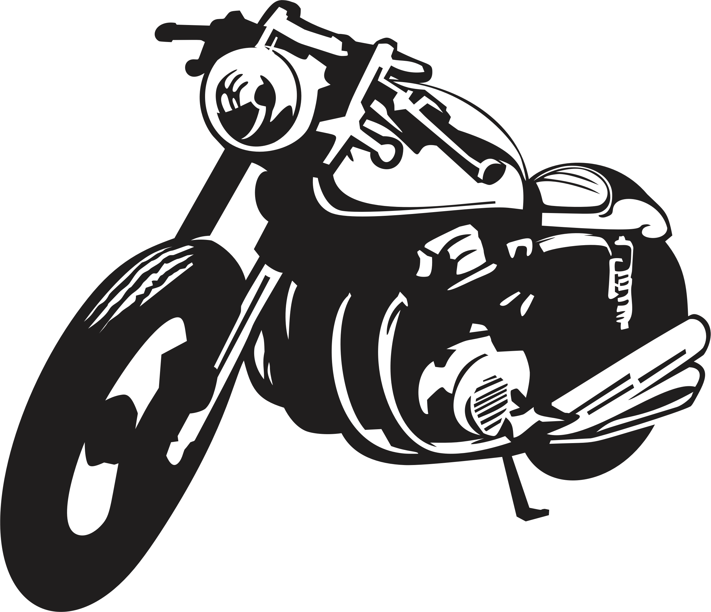 Sturgis Motorcycle Silhouette Clip art - motorcycle png download - 2302