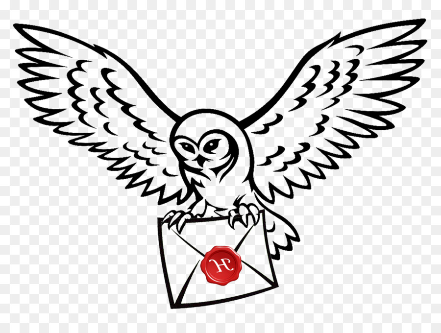 Owl Harry Potter Drawing Clip art Image - harry potter owl png hedwig flying png download - 3000*2218 - Free Transparent Owl png Download.