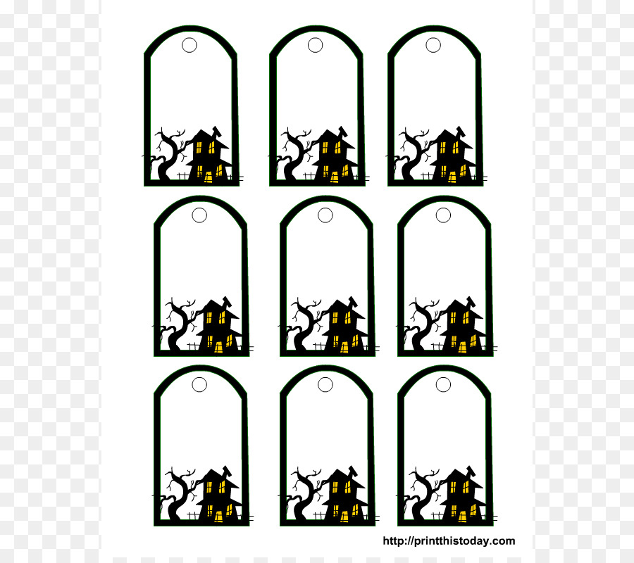 Free Haunted House Silhouette Template Download Free Haunted House