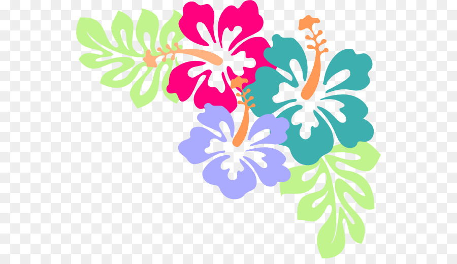Hawaiian Flower Clip art - peach flowers png download - 600*509 - Free Transparent Hawaii png Download.