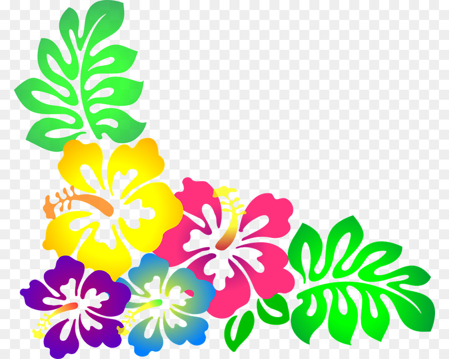 Hawaiian Borders and Frames Flower Clip art - moana png download - 844*720 - Free Transparent Hawaii png Download.